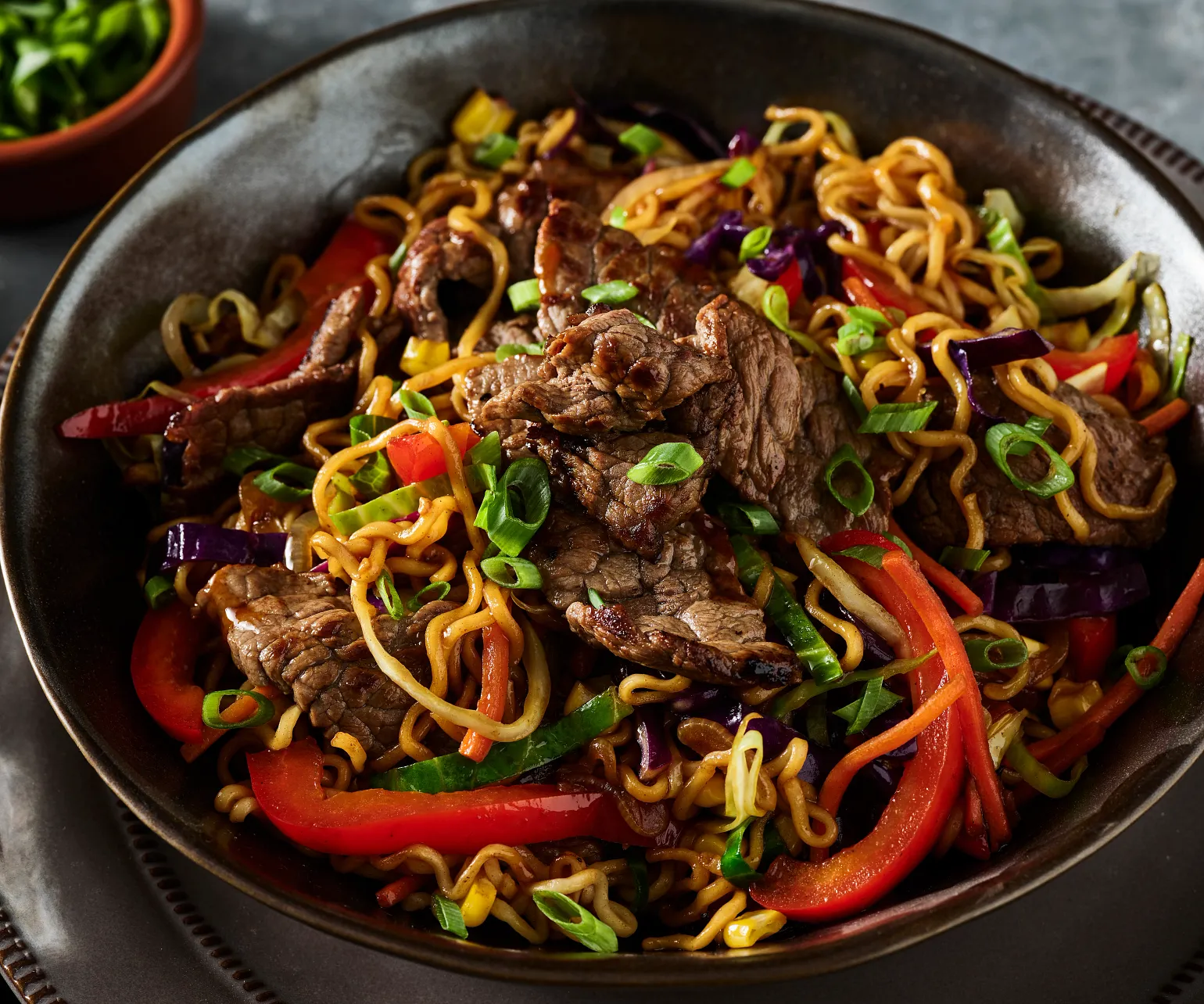 Yaki Soba Noodles with Beef